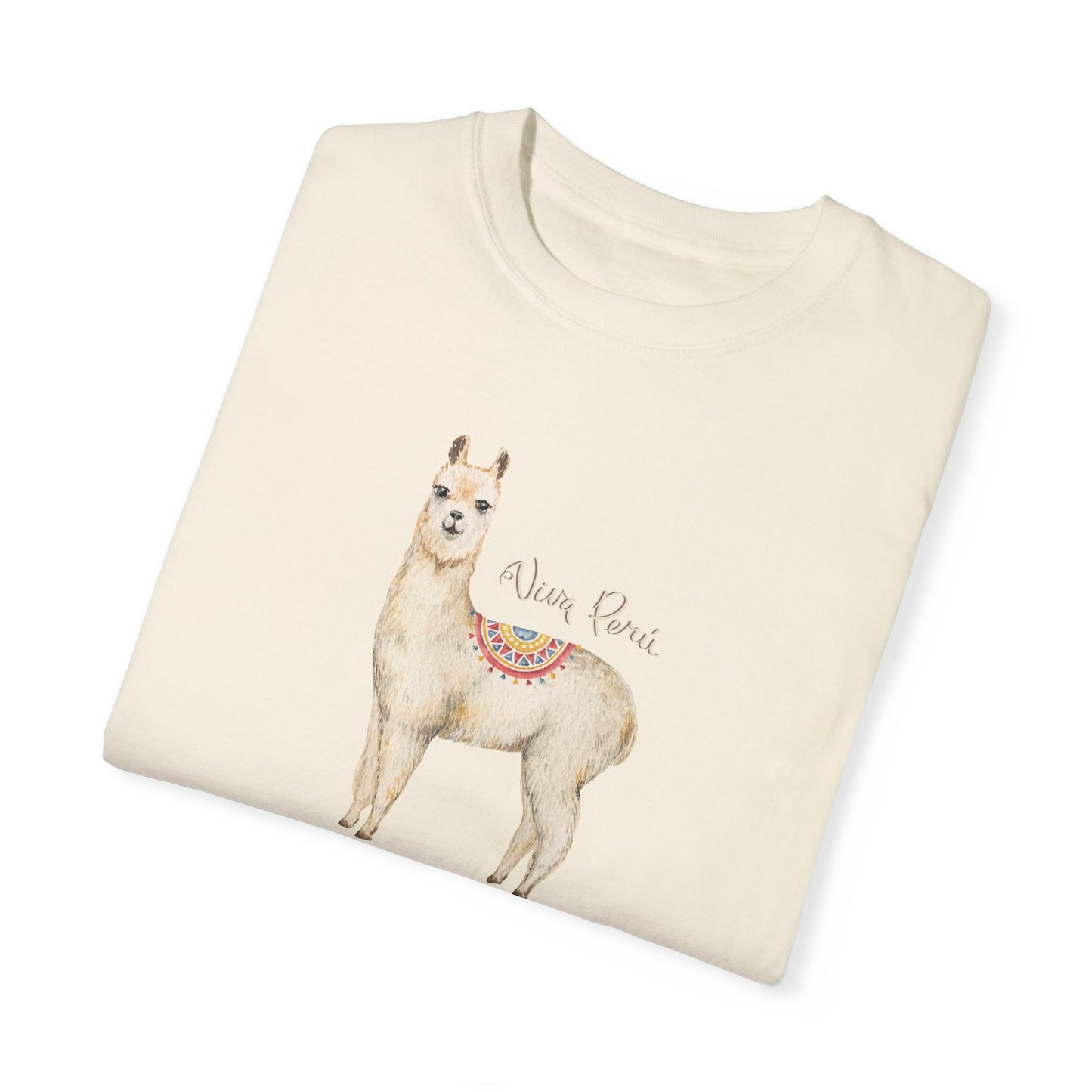 Llama Viva Peru! l Unisex Garment-Dyed T-shirt l 100% Cotton l Comfort Colors