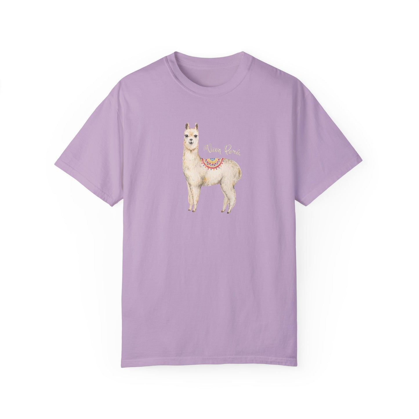 Llama Viva Peru! l Unisex Garment-Dyed T-shirt l 100% Cotton l Comfort Colors
