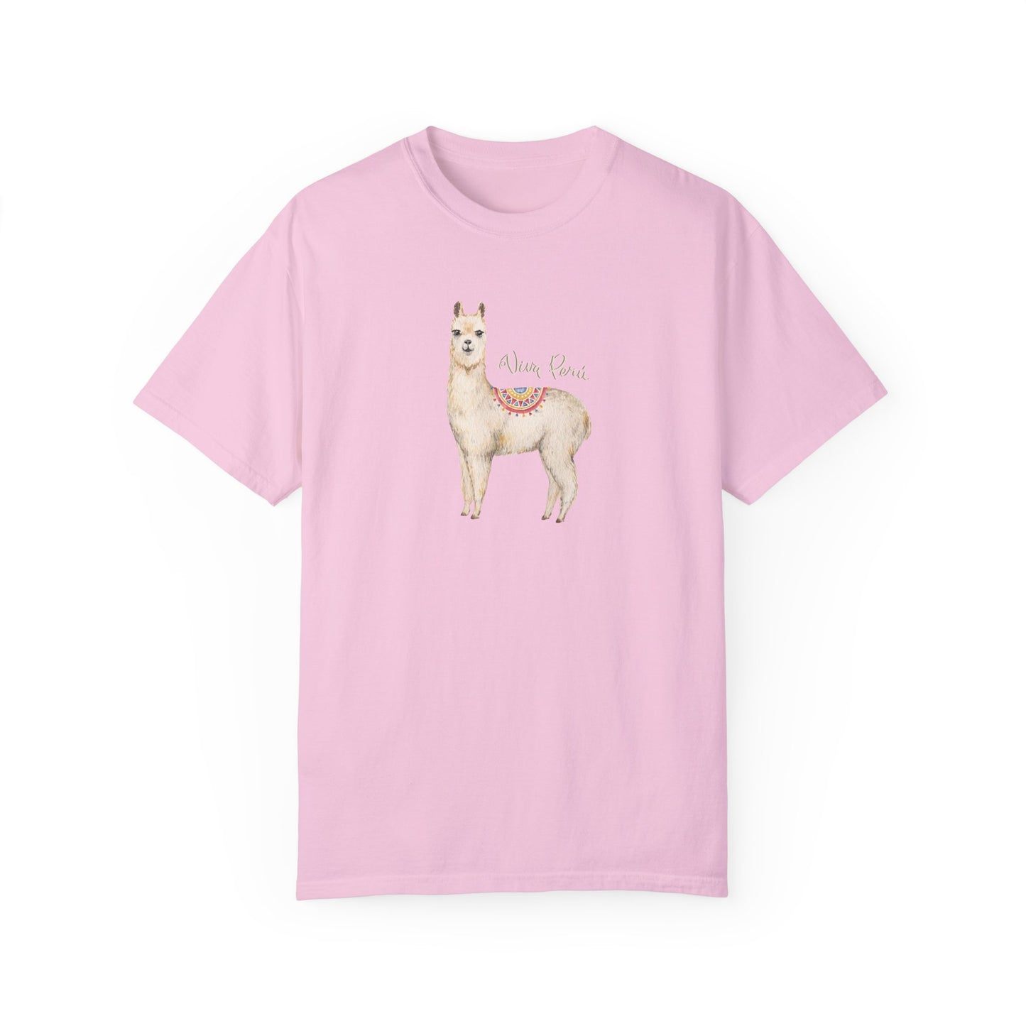 Llama Viva Peru! l Unisex Garment-Dyed T-shirt l 100% Cotton l Comfort Colors