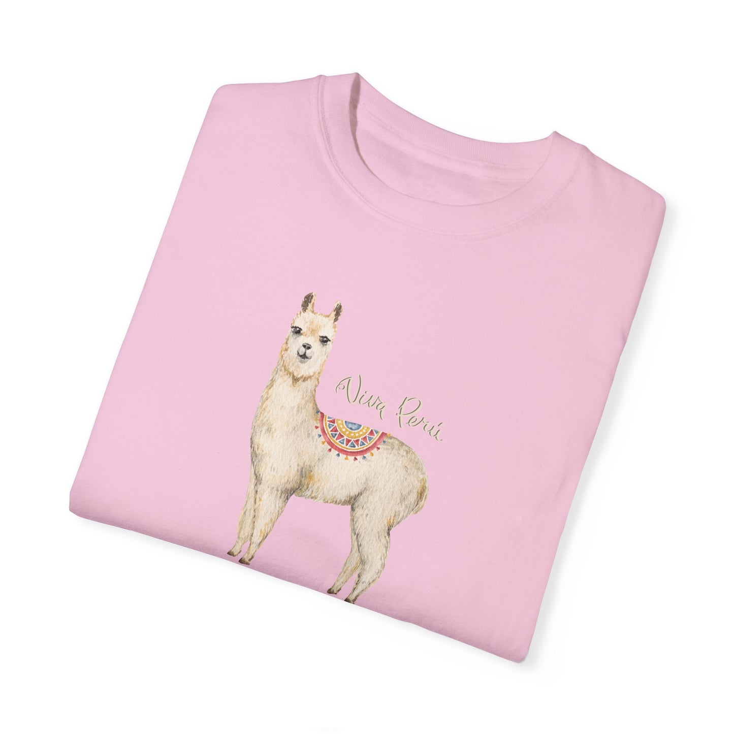 Llama Viva Peru! l Unisex Garment-Dyed T-shirt l 100% Cotton l Comfort Colors