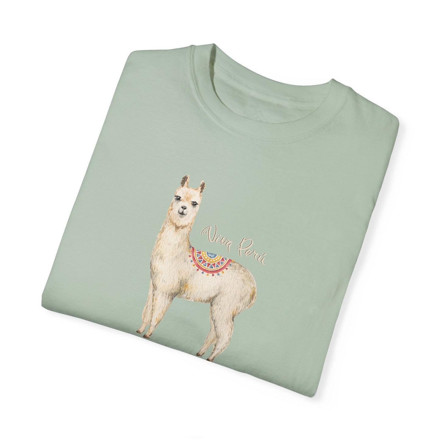 Llama Viva Peru! l Unisex Garment-Dyed T-shirt l 100% Cotton l Comfort Colors