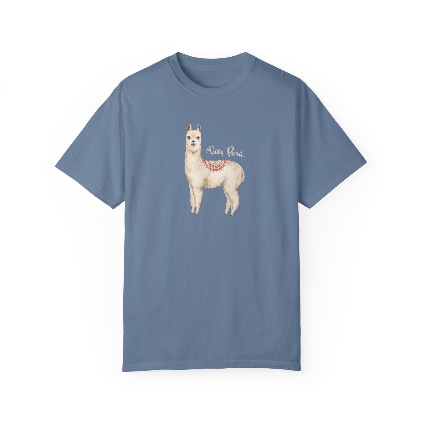 Llama Viva Peru! l Unisex Garment-Dyed T-shirt l 100% Cotton l Comfort Colors