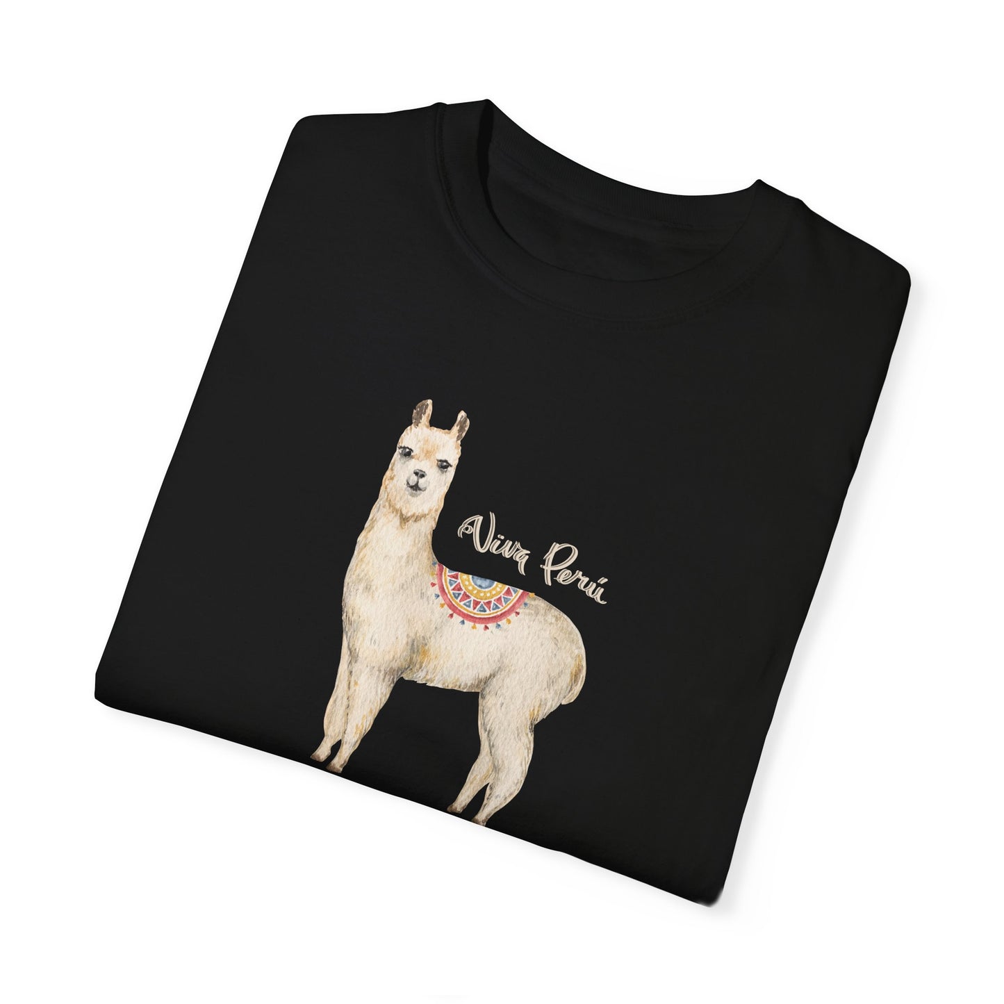 Llama Viva Peru! l Unisex Garment-Dyed T-shirt l 100% Cotton l Comfort Colors