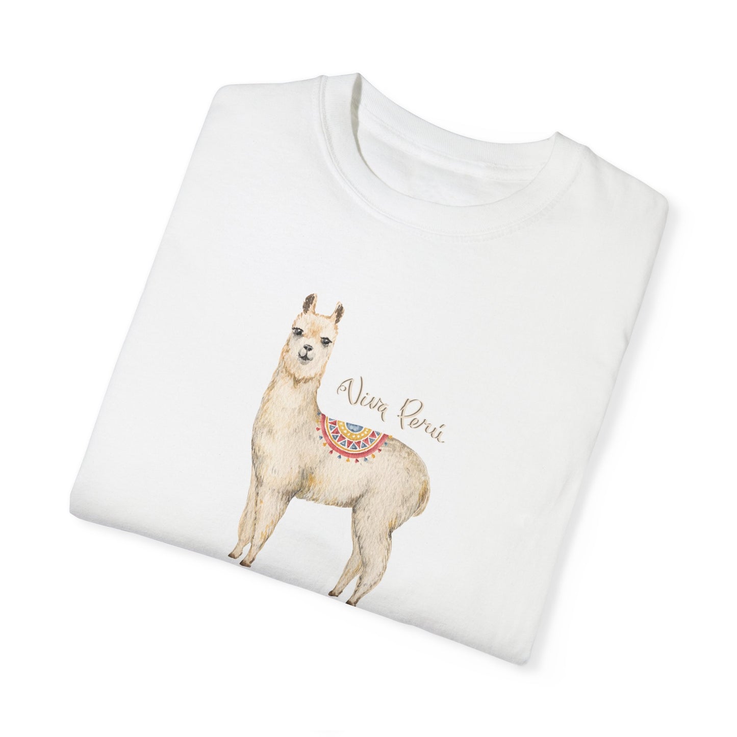 Llama Viva Peru! l Unisex Garment-Dyed T-shirt l 100% Cotton l Comfort Colors
