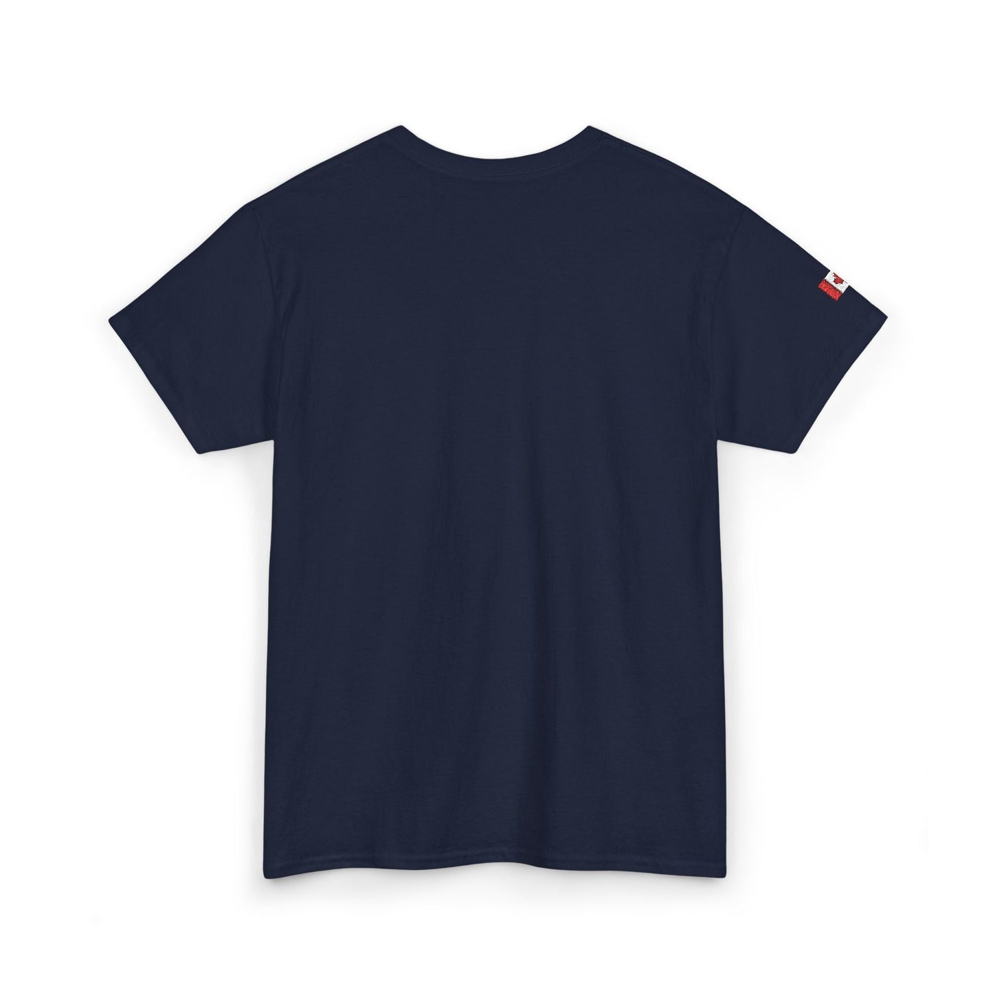3.0 Proud Canadian with Flag (Embroidered) Unisex Heavy Cotton Tee - Canapino Designs