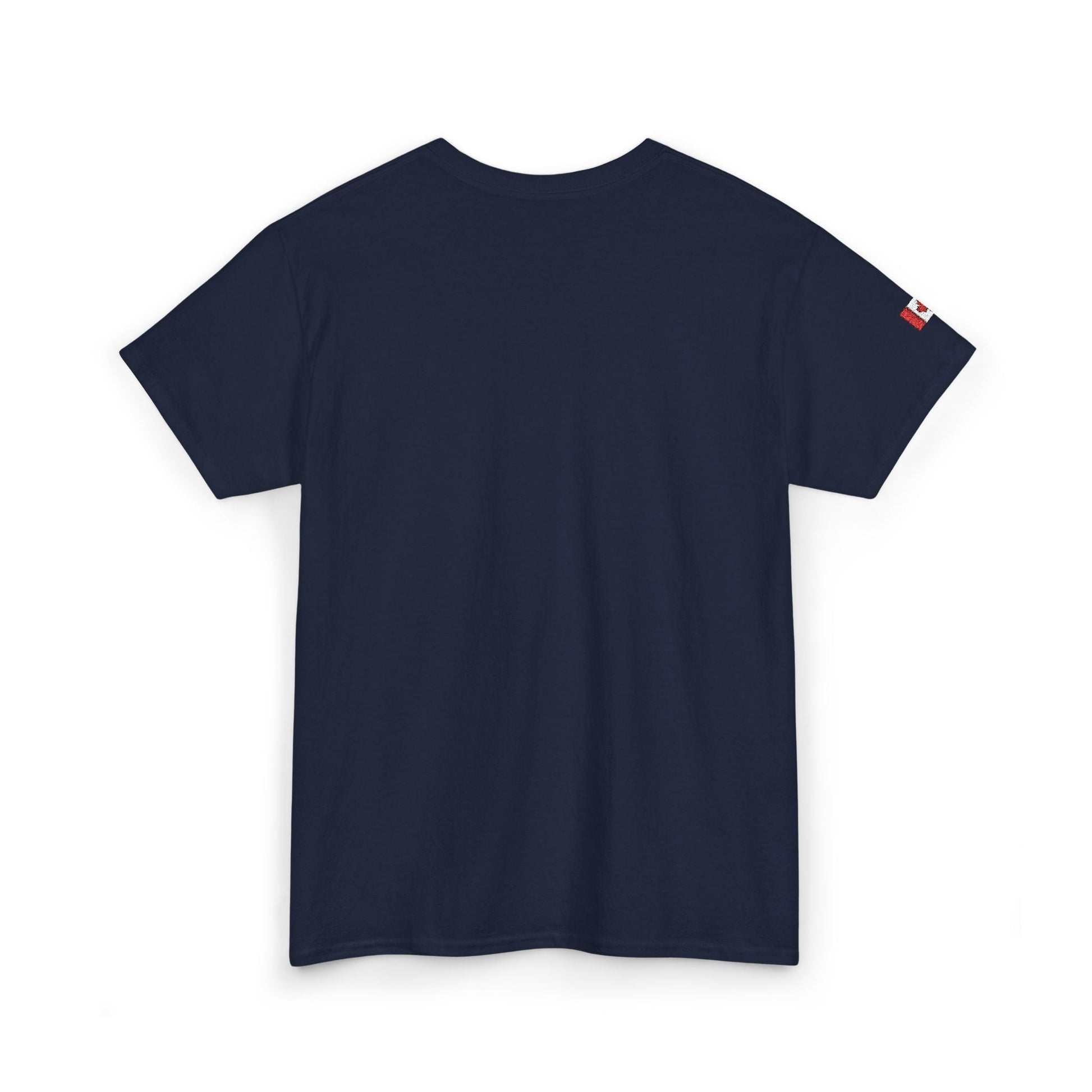 3.0 Proud Canadian with Flag (Embroidered) Unisex Heavy Cotton Tee - Canapino Designs