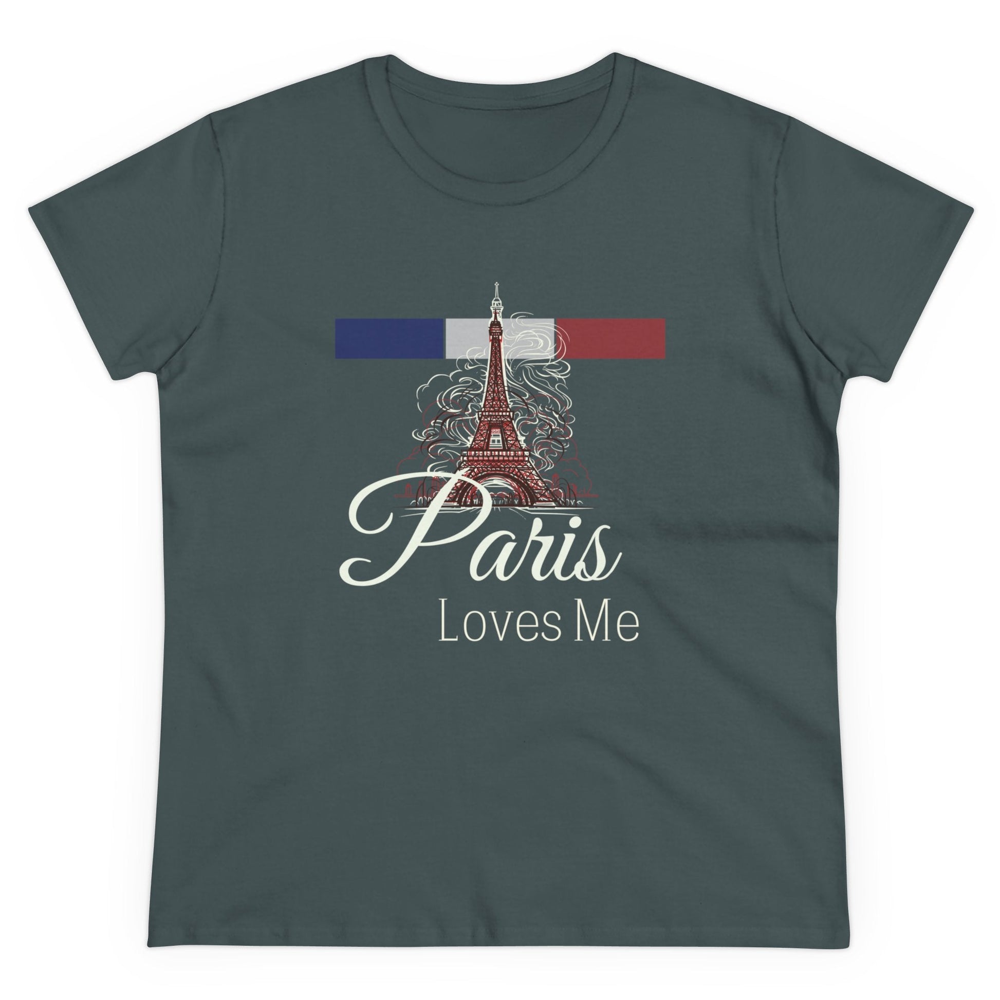 Paris Women's Midweight Cotton Tee - Canapino Designs