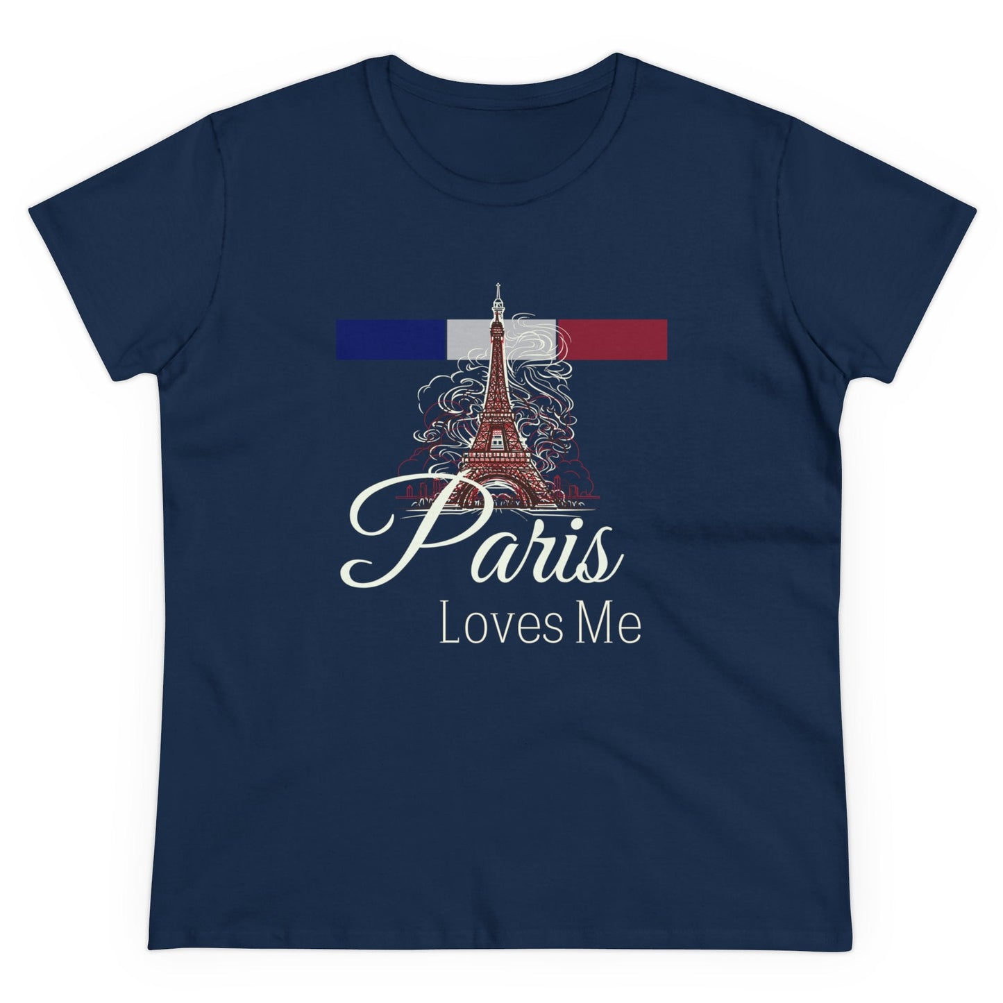 Paris Women's Midweight Cotton Tee - Canapino Designs