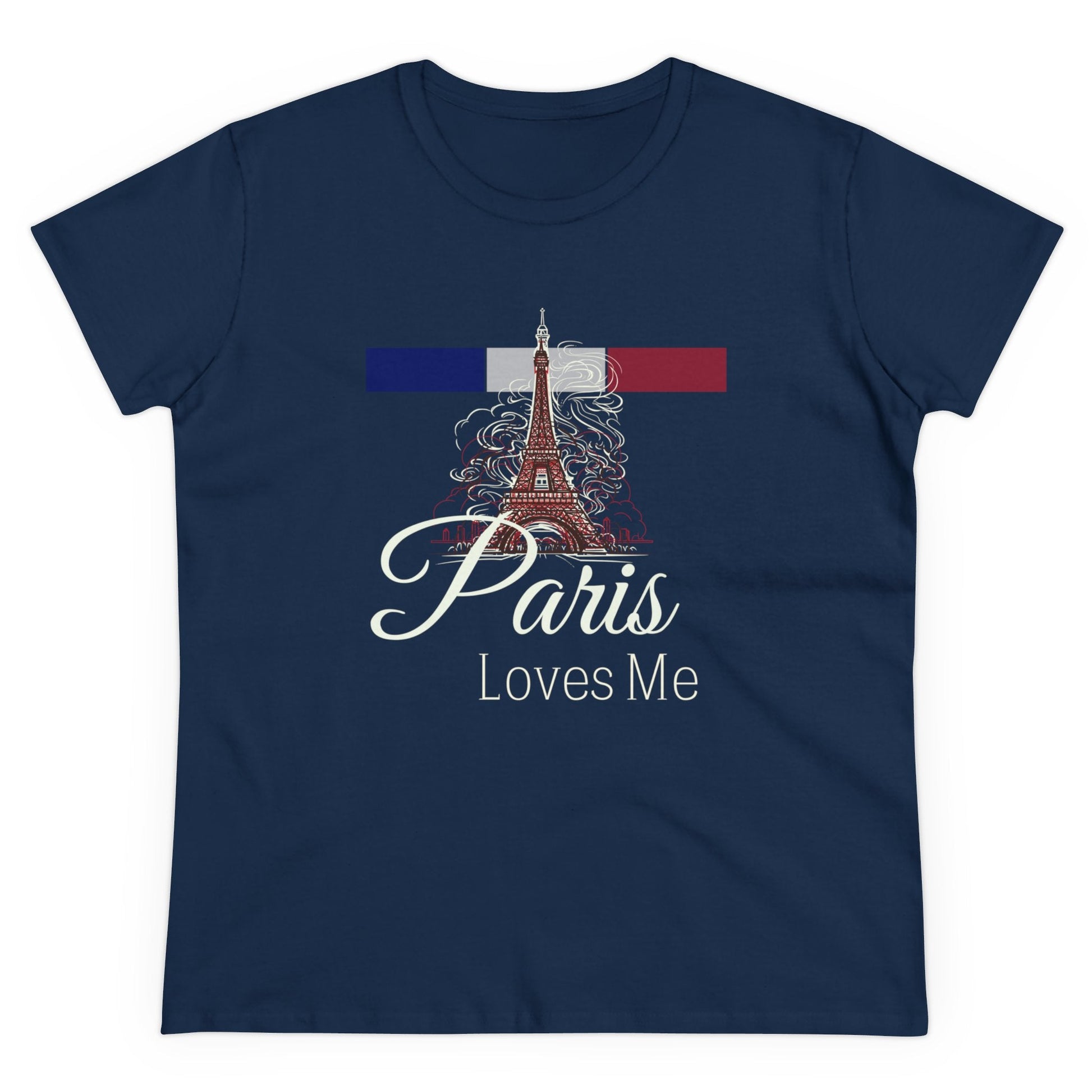 Paris Women's Midweight Cotton Tee - Canapino Designs