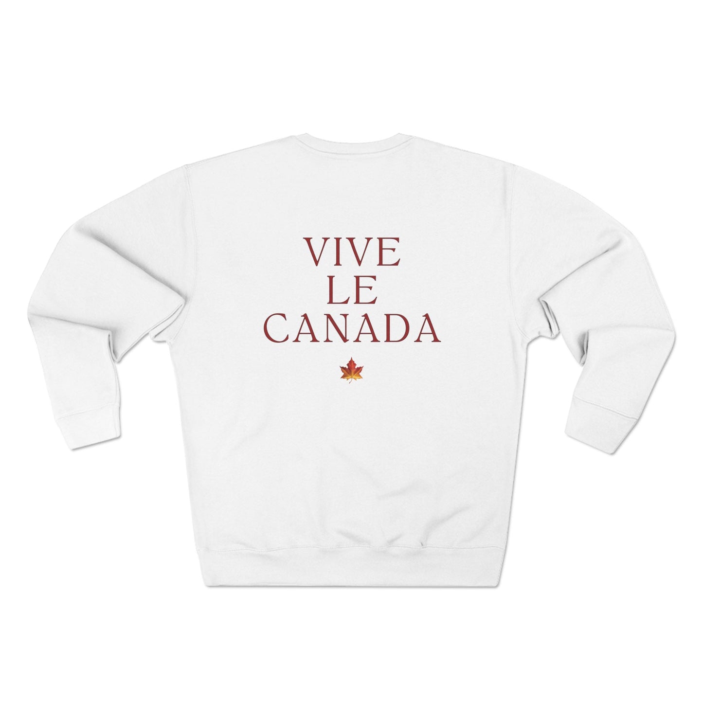 Vive Le Canada! Front & Back Designed Sweater - Canapino Designs