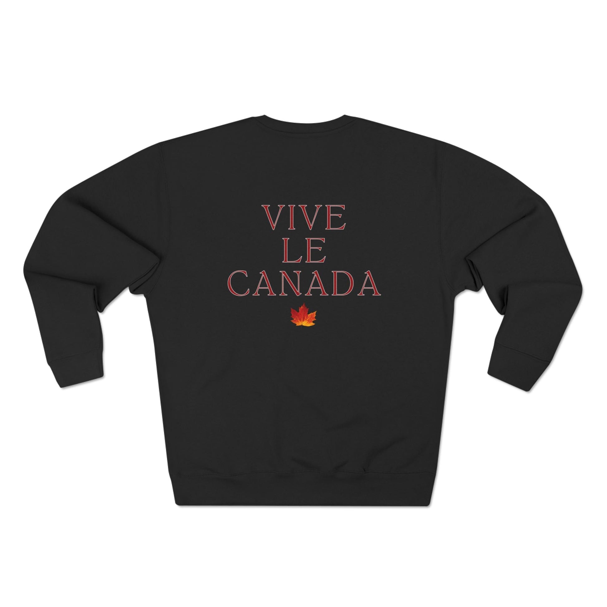 Vive Le Canada! Front & Back Designed Sweater - Canapino Designs