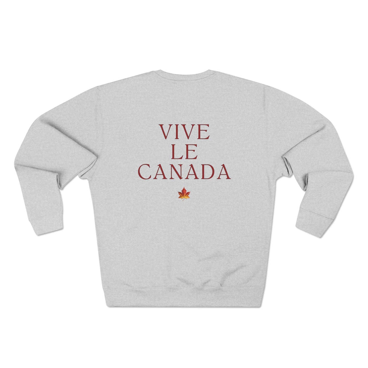 Vive Le Canada! Front & Back Designed Sweater - Canapino Designs